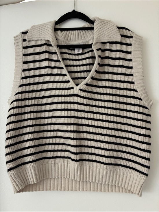 Sincerly Jules Sweaters - Sincerely Jules Black and Cream Striped Knit Top